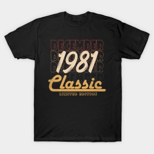 december 1981 birthday T-Shirt